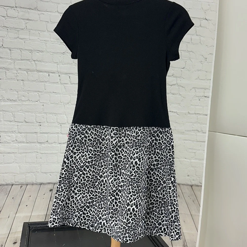 Cheetah Cat Rhinestones Girls dress size‎ 14/16